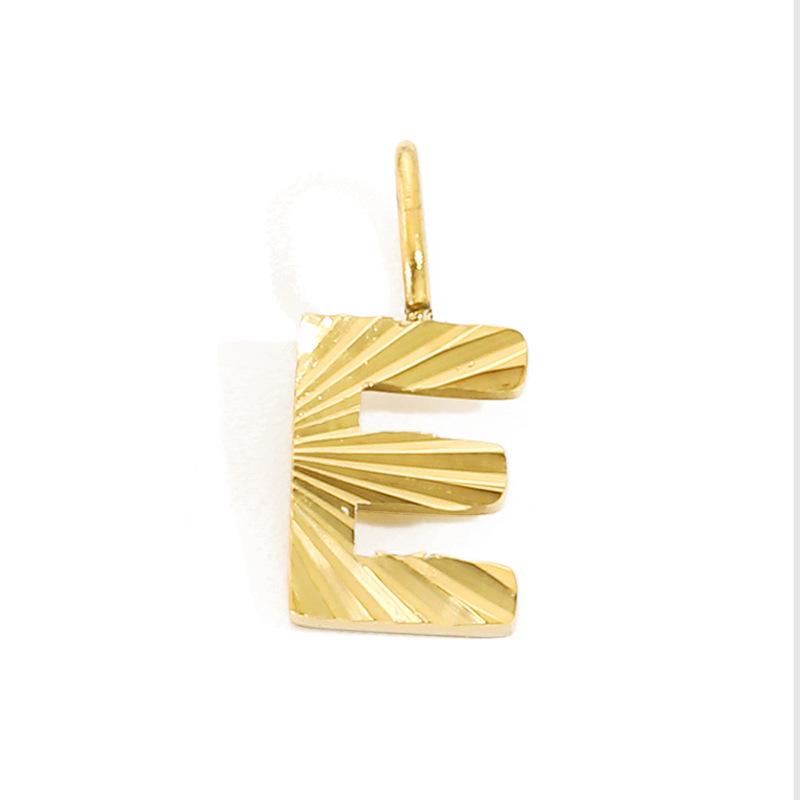 Alphabet Charms: Stainless Steel Letter Pendants - Personalized Jewelry Accessories