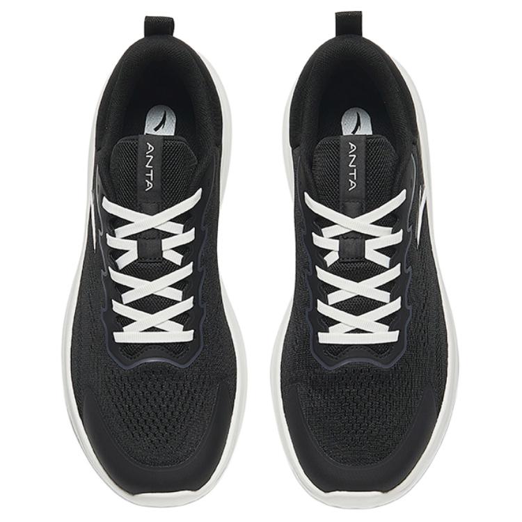 Anta Shunxing Lite Comfortable Versatile Non-Slip Shock Absorbing Durable Low-Top Training Shoes Men sneaker Basic-Black 912437713-2