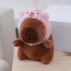 Adorable Capybara Plush Toy Bag Charm Soft Stuffed Animal Doll With Cute Design