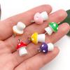 3D Resin Mushroom Pendant Charm for DIY Keychain & Bracelet Jewelry