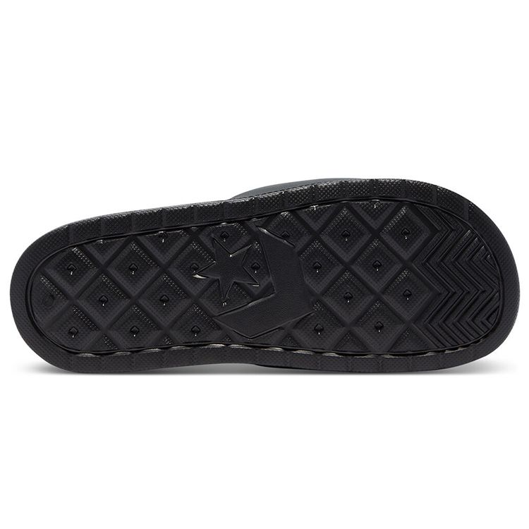 Converse All Star Slide Slip Black Unisex Sneakers White 171214C