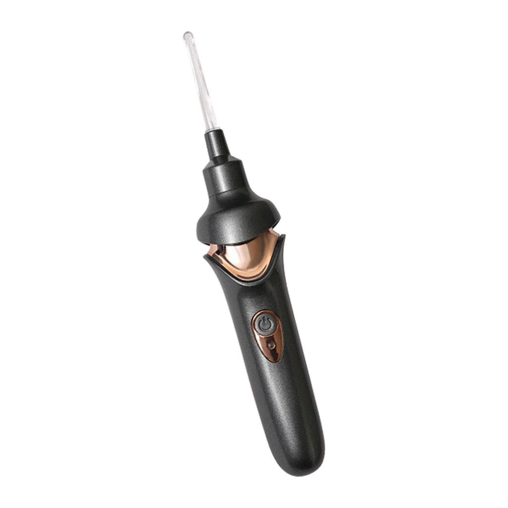 Luminous Electric Suction Ear Spoon Rechargeable Ear Pick Ear Cleaner Wax Removal Tool with LED Light for Children Adults