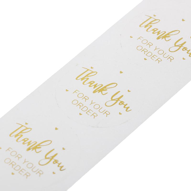 500 Labels Pretty Things Inside Stickers Thank You Sticker Baking Seal Stickers