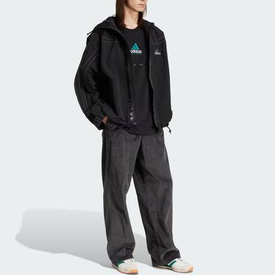Série d'équipement EQT T-shirt confortable simple ample à manches courtes Homme Hauts Noir JN4848