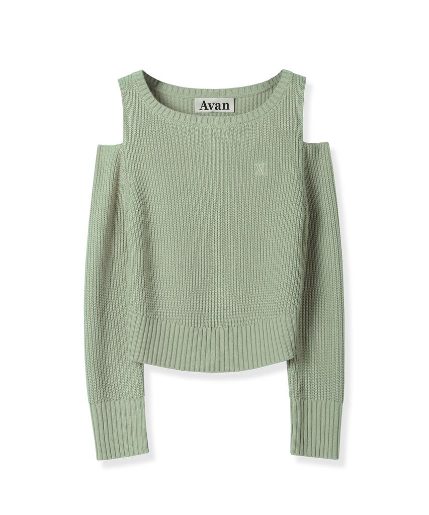 AVANDRESS Noga Shoulder Cut-Out Knit Black