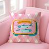 Coastal Charm SardineS Cushion Cover Natural Linen Pillow Case DoubleSided Print Decorative Sofa Pillowcase Home Decor Gift