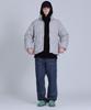 Basic House Uni Rds Short Down Jumper Gray Lydj8101