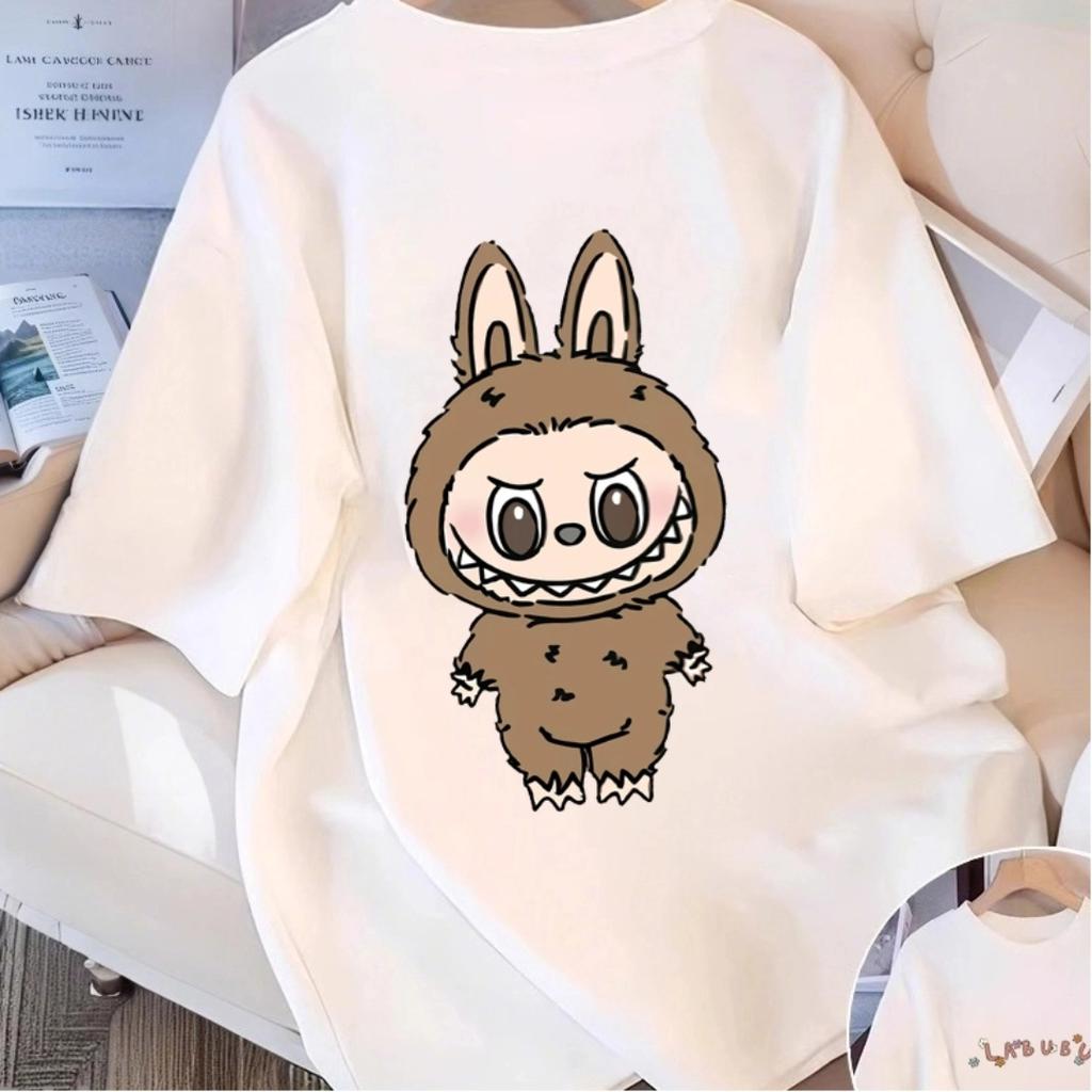 2025 nowy ty modna marka antybakteryjna kreskówkowa odzież laboratoryjna sportowy T-shirt Harajuku totem wygodny dla mężczyzn i kobiet