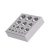 Block Jewelry Dapping Square Steel Making Tool Steel Texture Jewelry Stamping Plate Metalworking Block For Jewelry