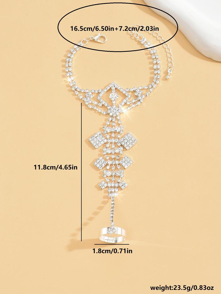 1 Damen Kralle Kette Serie Trendy Geometrie Fingerkette Dating Tourismus Bankett Party Feiertagskleidung Geschenk