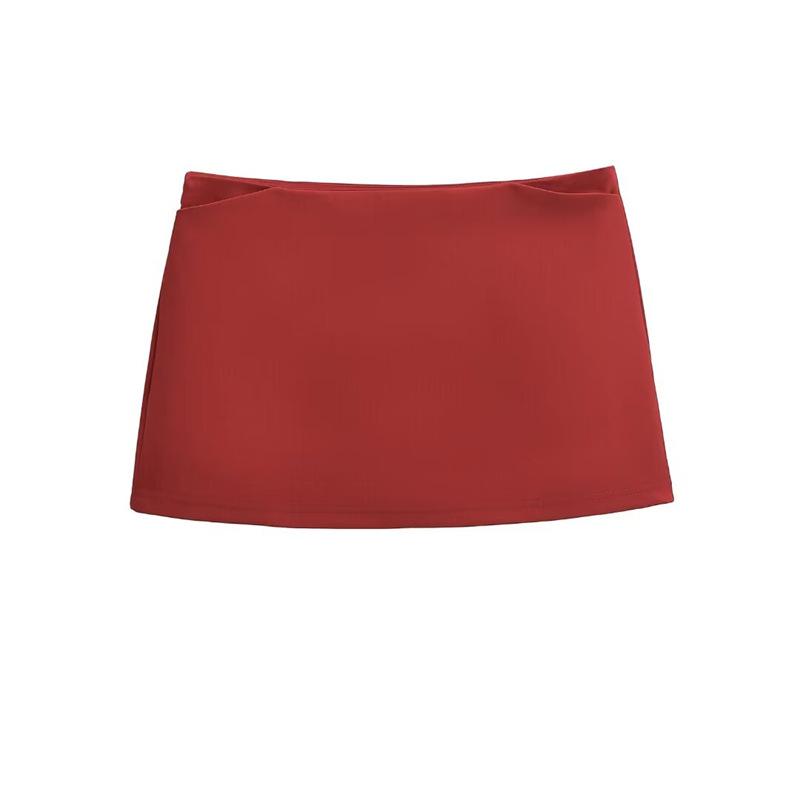 Schicker Retro-Sommerrock mit niedrigem Bund: Schlankmachender & Flirty Kurzer Rock für Damen