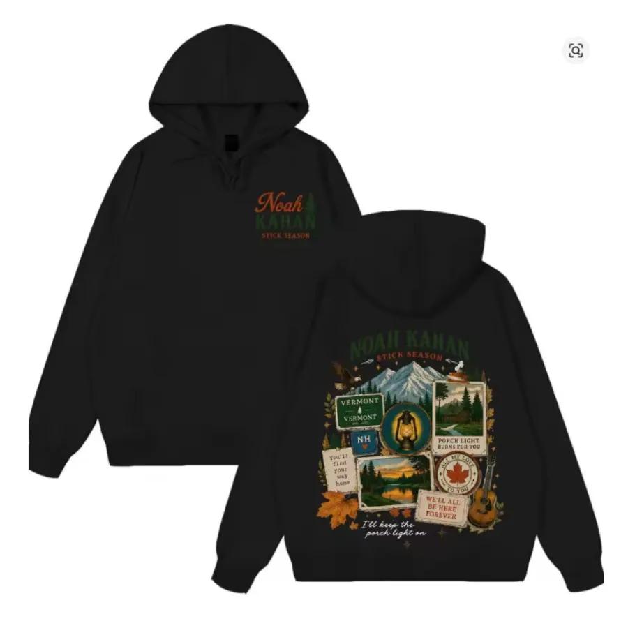 Noah Kahan The Great Divide Tour 2026 Oversized Hoodie Women Men Harajuku Sweatshirt Streetwear Hip Hop Long Sleeve Pullover Hooded Jac178