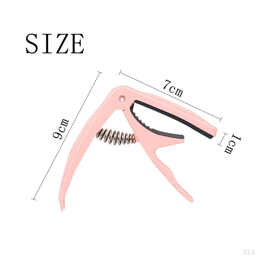 Resin Clamp for Capo Ukulele 4 Strings Soprano Concert Tenor Baritone Light