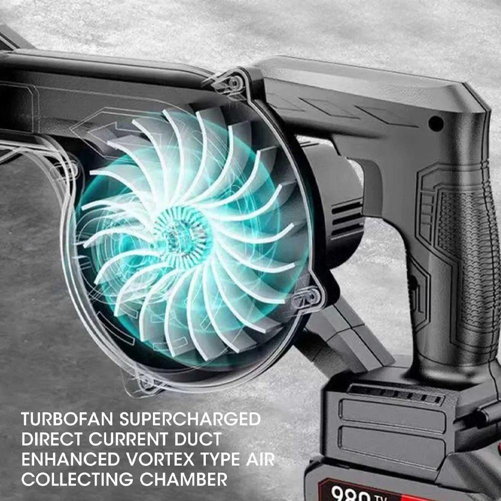 Dual-Function Dust Blower Suction Cleaner High-power Rechargeable Blower  Vehicle Mounted