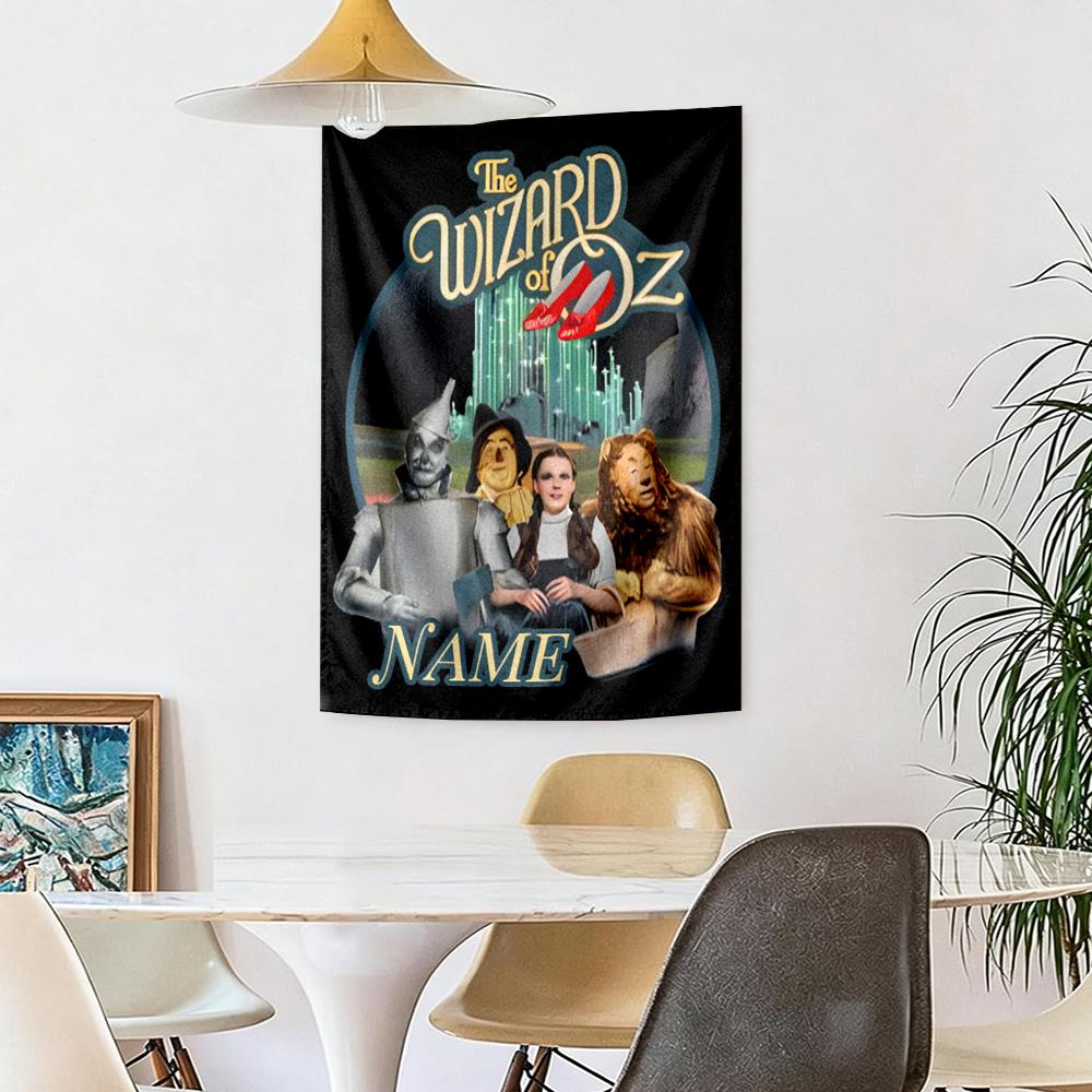 Warner Bros Works Custom Your Name Wall Decor Tapestry Art For Pet Memorial Birthdaywedding Party Backdrop Family Gift