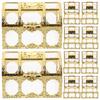 10pcs Hollow Candy Boxes Treasure Chest Style Gift Treat Containers Wedding Party Favors Sugar Storage Case Unique Hand Gift Box