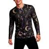 Halloween All Over Print T Shirt,   Cute Pumpkin Graphic Tee for Women Men