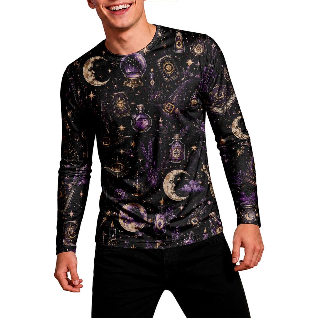 Halloween All Over Print T Shirt,   Cute Pumpkin Graphic Tee for Women Men