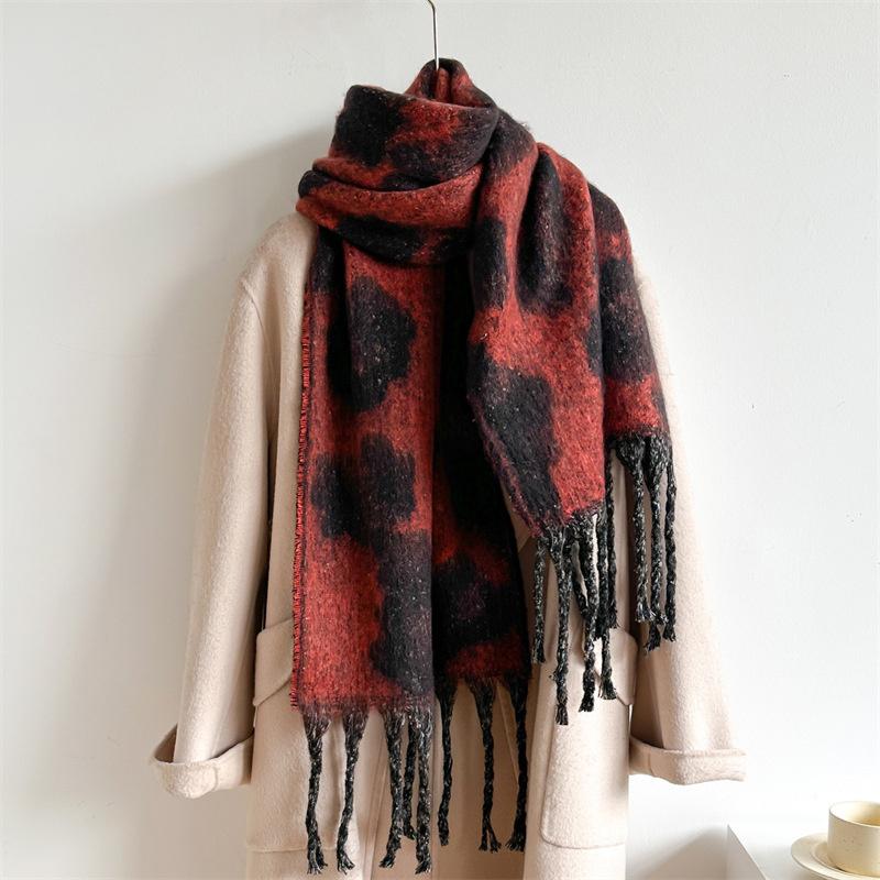 New  Cashmere Scarf Shawl Thicked  Warm Blanket Long Tassels Soft Shawls Neck Wraps Pashmina Scarves Ladies' Luxury Scarf