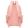 New Nylon Schoolbag Solid Color Large Capacity Bookbags Waterproof Alleviate Burden Backpack Back To School Gift