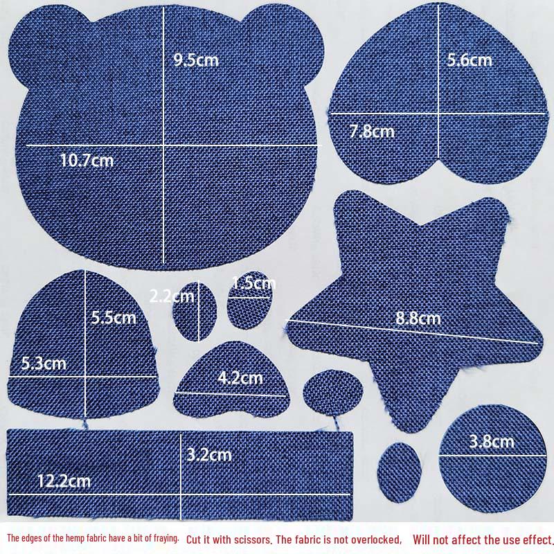 

Тканинна самоклейна латка, що імітує льон, для ремонту штор та скатертин