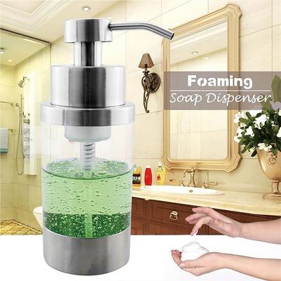 Acryl Seifenspender 350ml Seifenpumpe Lotion Spender Leichtgewicht Tragbar Handdesinfektionsmittel Flasche Zuhause Büro
