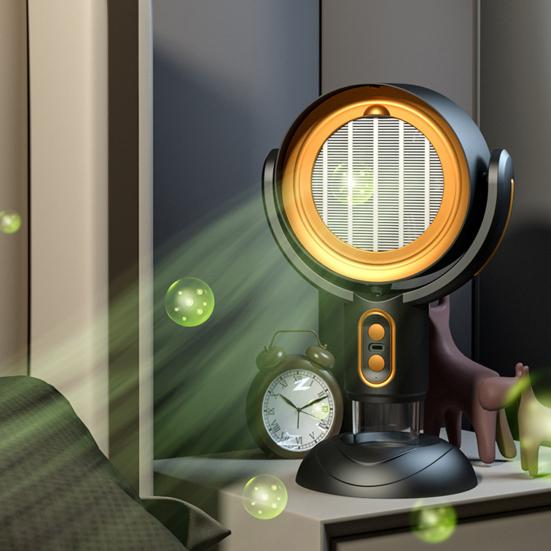 Masaüstü Davlumbaz USB Güç Kaynaklı Negatif İyon Mini Taşınabilir Egzoz Fanı 5v 8w İki Hızlı Ayarlı Duman Aspiratörü Daire Mutfak Masa Üstü Kullanımı İçin