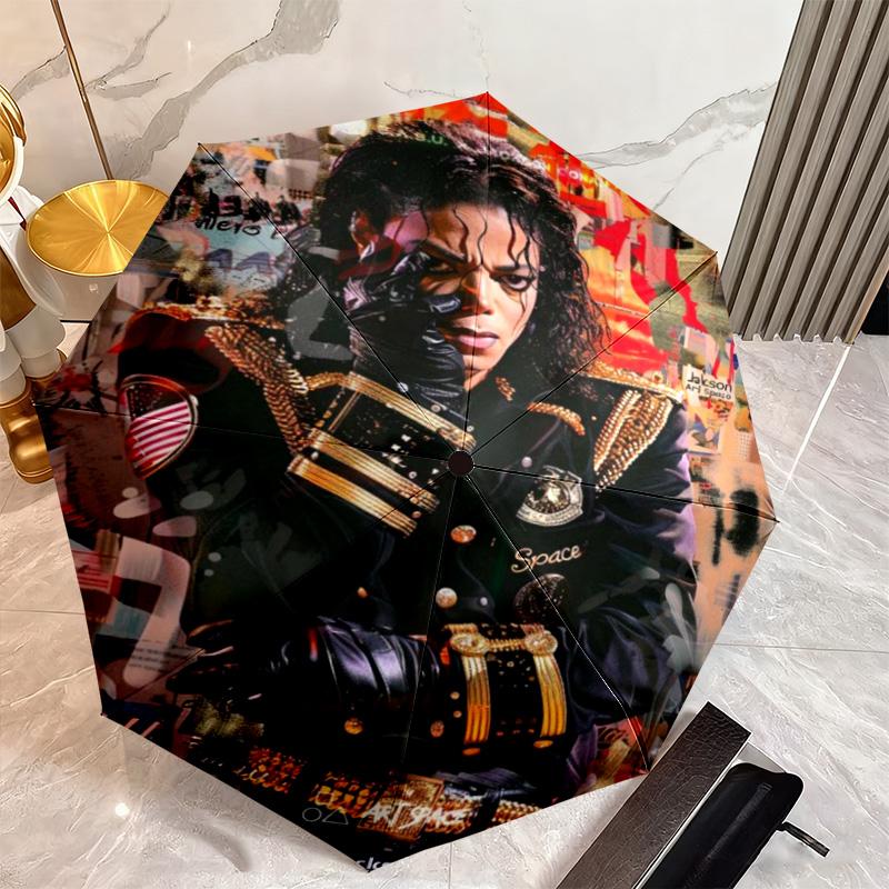 Der renommierte amerikanische Grammy-Gewinner Michael Jackson Regenschirm ist für alle Jahreszeiten geeignet, einschließlich Zuhause, Reisen und Outdoor-Aktivitäten Y5