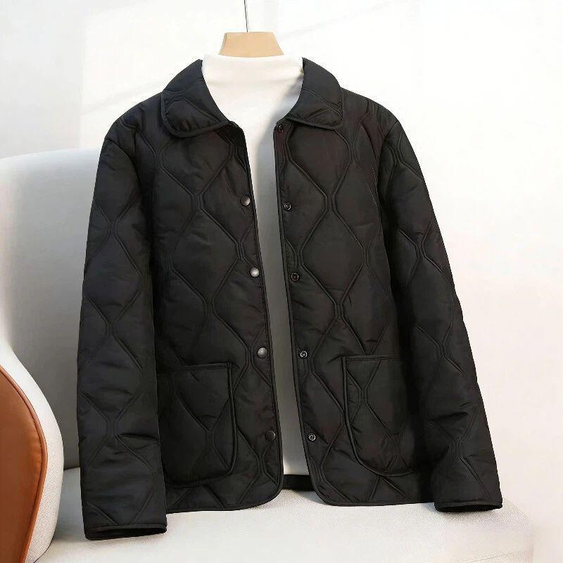 Diamant Mittleren Alters Damen Baumwolljacke Herbst/Winter Koreanischer Stil Leicht Business Casual Warm Vielseitig