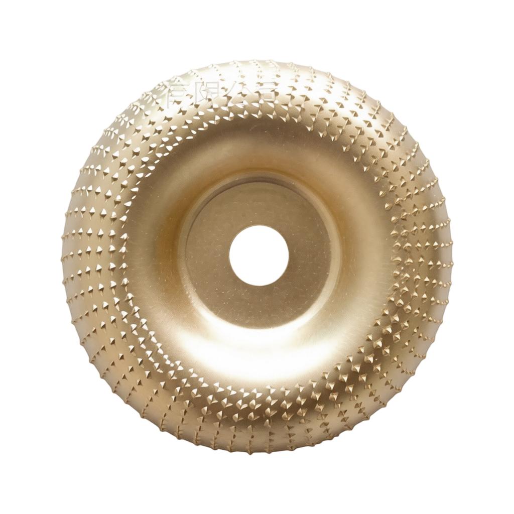 Woodworking Grinding Disc for Angle Grinder Wood Carving Shaping Sanding Disc with Curved Spiked Surface Suitable for Power Tools