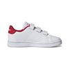 Adidas Neo Advantage Lifestyle Court Comfortable Versatile Low-Top Kids Skate Shoes Kids Sneakers White Red H06212