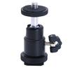 ABS Ball Head Hot Shoe Stand Adapter for 360 Degree Rotation Fit Cameras LED Photography Lights Videography Application