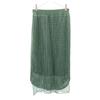 ANERI MEDITTERA LINE Long Length Crochet Knit Tight Skirt M Green System Women Used
