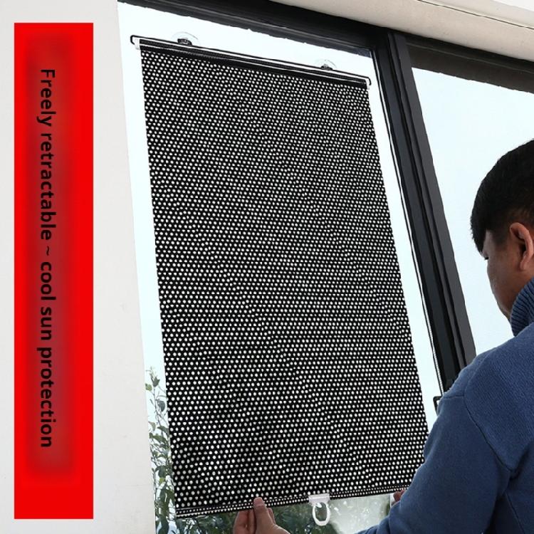 Automotive Sunshade Universal with Reinforced Metal Rods Stops Glares Collapsible Car Window Sun Protector for Travel