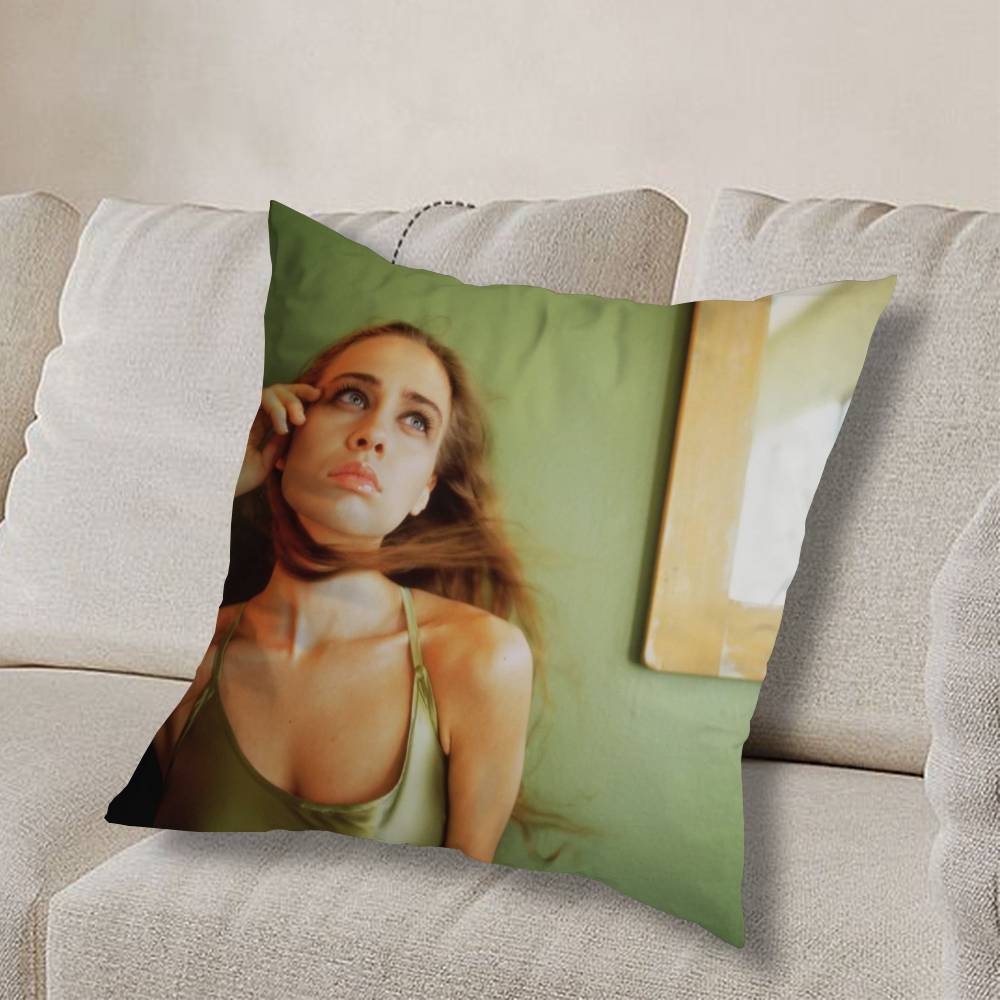 F-Fiona Apple-S I Lover Pillow Case Anti-dustmite Pillowcase Invisible zipper silky short plush Sofa cushion cover