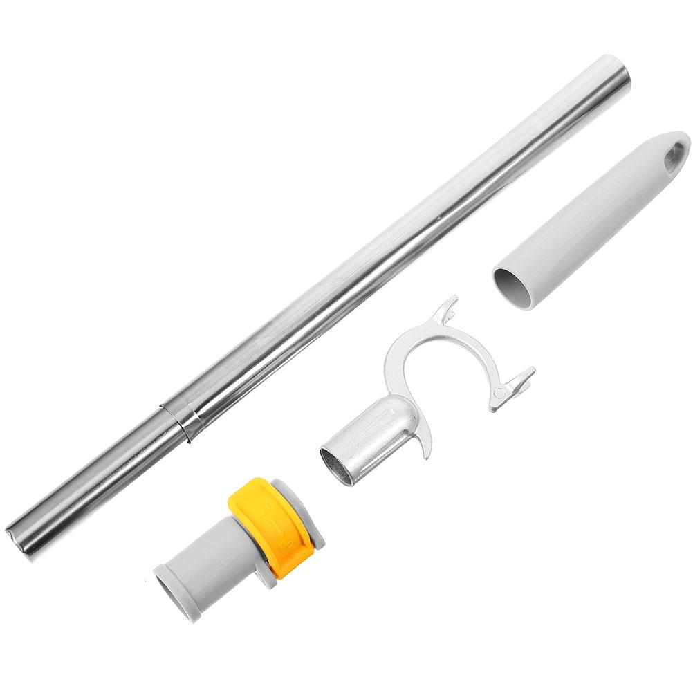 Bară de Susținere Umerașe de Haine, Stâlp Uscător de Rufe, Cârlig Retractabil, Aluminiu, Accesorii pentru Prosoape de Bebeluș