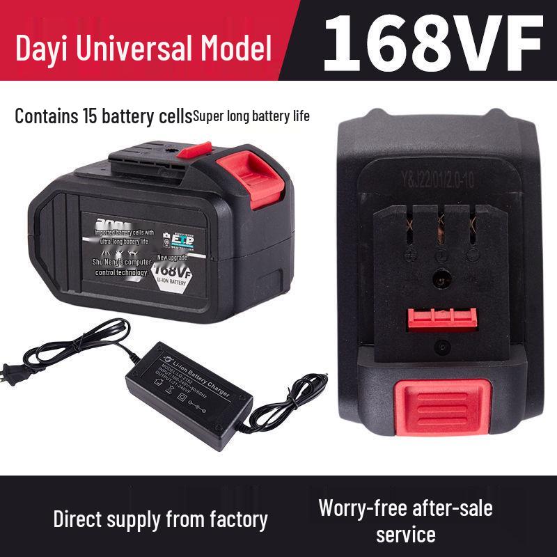 Universal 48VF/88VF Impact Wrench Battery & Charger for Angle Grinder and Electric Hammer