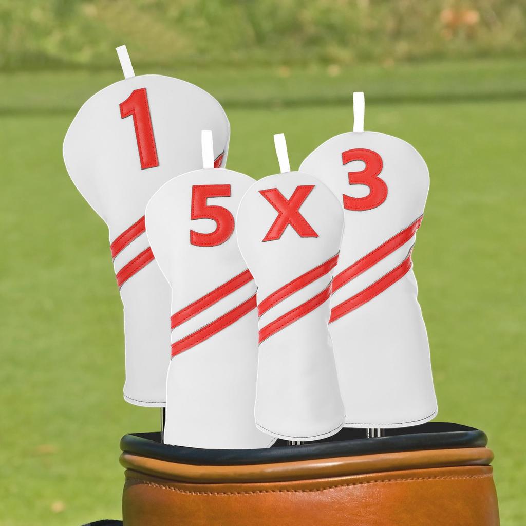 Cross-Border Golf Club Head Covers: Digital Stripe Design