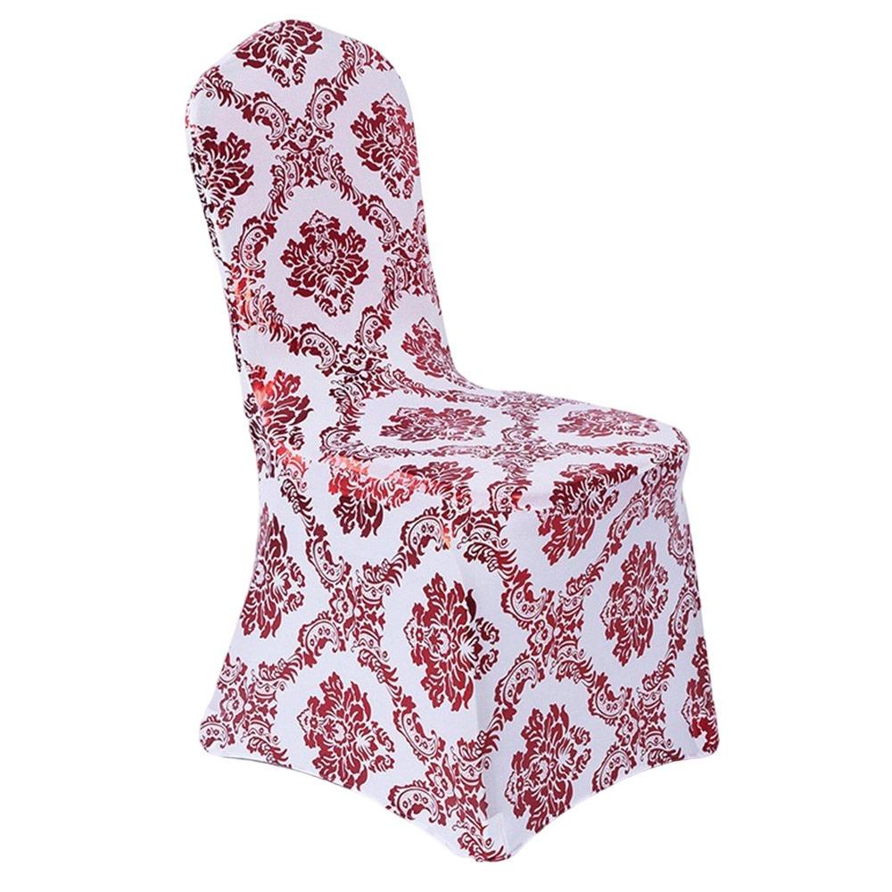 Removable Decorative Slipcovers Bronzing Gold Elastic Chair Cover Decor Chair Covers  Wedding