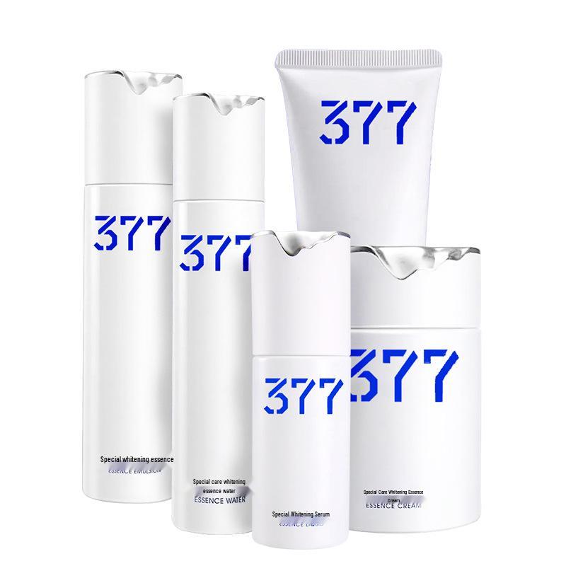 377 Brightening Skincare Set: Face Cream & Toner for Whitening Treatment and Spot Removal