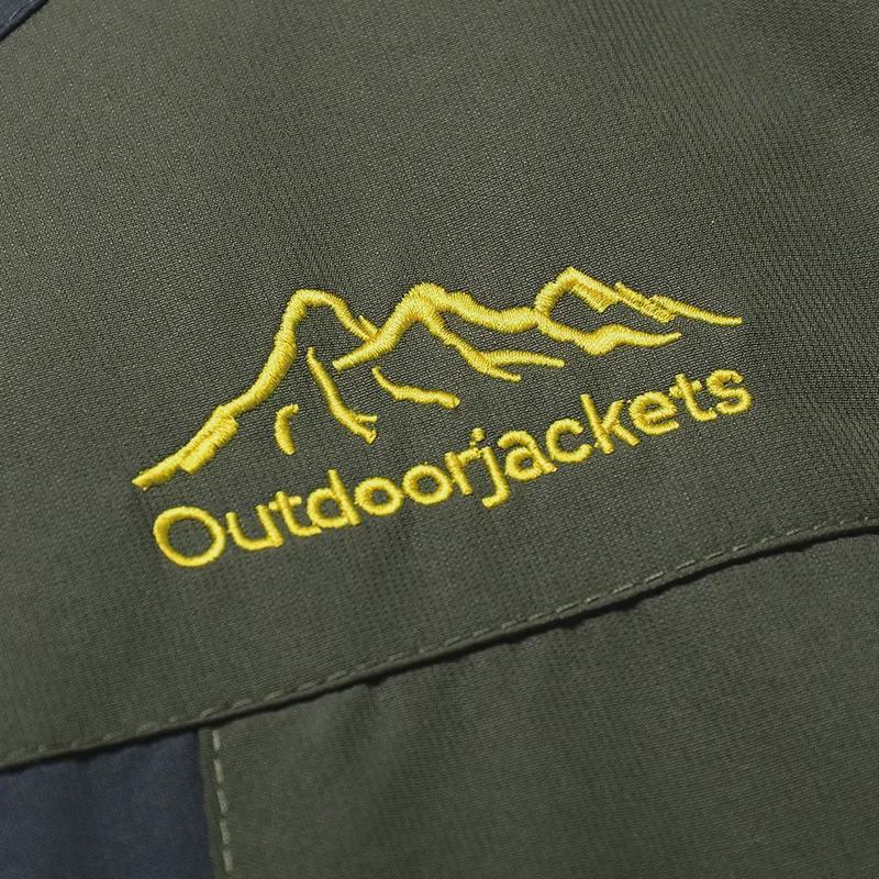 Men's Plus Size Winter Waterproof Windproof Mountaineering Jacket with Velvet Lining