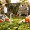 Plastic Skull Hand Decorations Life-Size Ghost Hand Yard Stakes  Theme Party