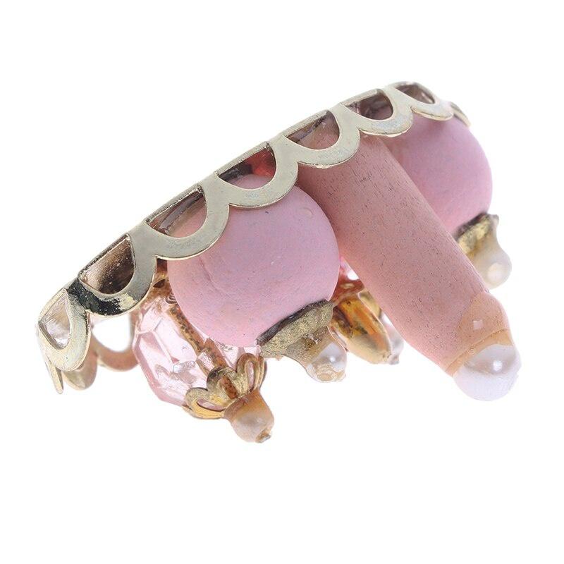 1 Set 1:12 Scale Perfume Tray Miniature Furniture Fabric Model Mini Dollhouse Furniture Doll Bedroom Bath Dolls House