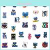 Adesivos de PVC Poppy Playtime Huggy Wuggy 50 unidades À prova d'água Anime Grafite Decalques Para Laptop Skateboard E Mais
