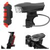 Fahrrad Scheinwerfer Rücklicht Set USB Lade Warnung Intelligente Sensorleuchte Radfahren