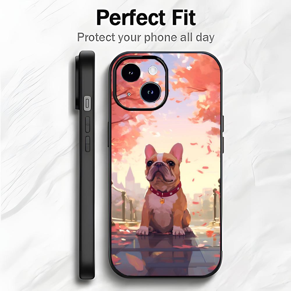 French Bulldog Dog Pug Phone Case Phone Case Soft Packaging Lightweight For iPhone17 16 15 14 13ProMax