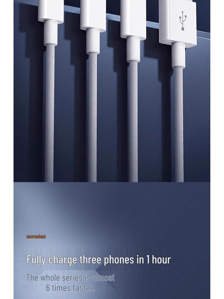 3-in-1 Type-C Multi-Function Data Cable Set for Android and Huawei