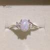 Fashion Exquisite Opal Alloy Charm Ring Women Bride Wedding Engagement Jewelry