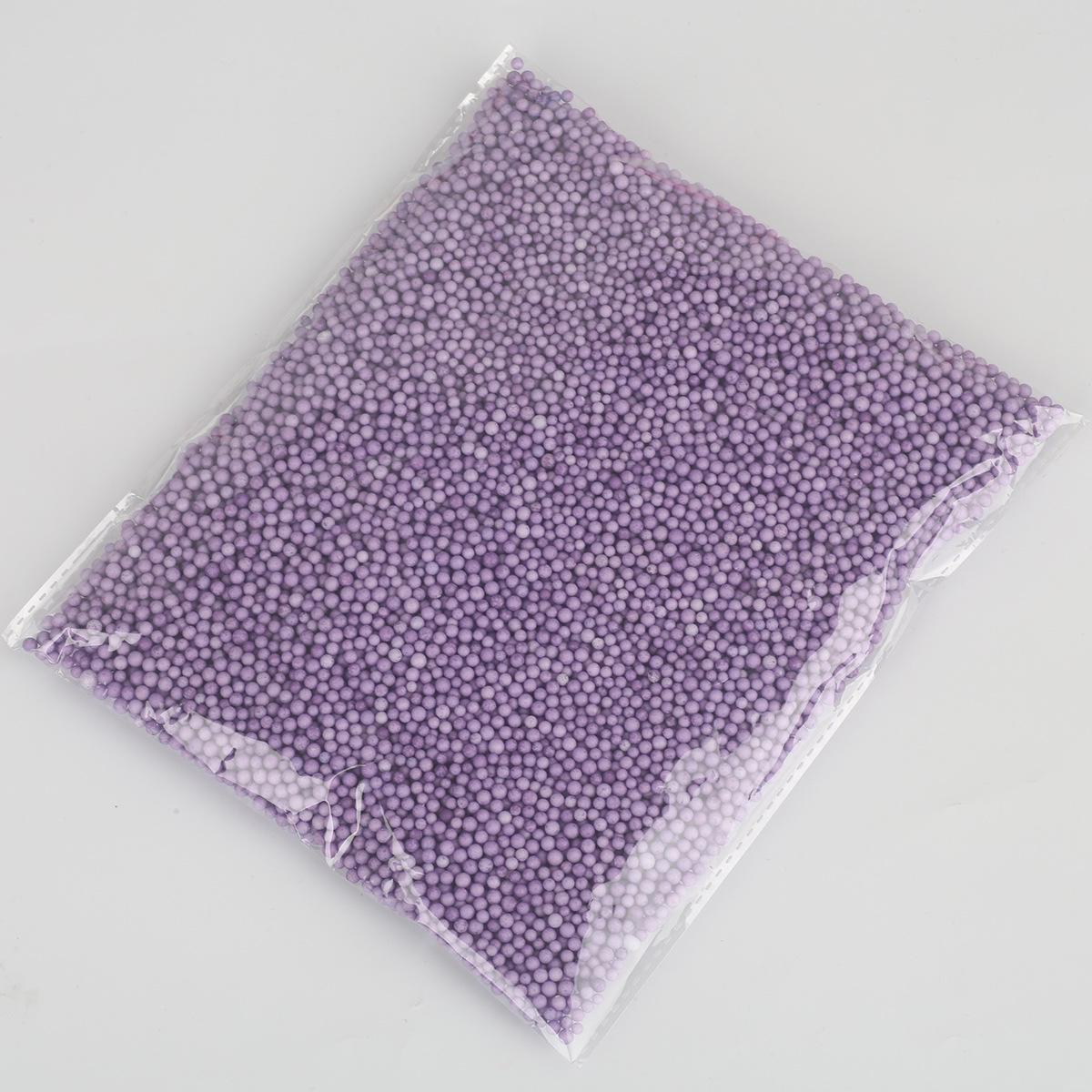 

Красочные шарики из пенопласта для самостоятельного изготовления лизунов и поделок 2-4mm, about 8000 pcs/pack фиолетовый