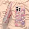 Phone Case+Bracket For iPhone 11 13 16 ProMax Case iPhone 14 15 ProMax 12 13 ProMax 13 Pro 14 Pro Swirl Phone Case Fashionable and Versatile Cartoon